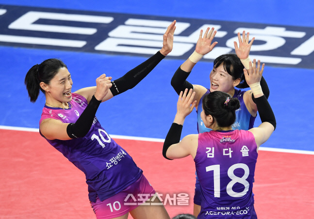 [포토]흥국생명 김연경, 우승 확정!