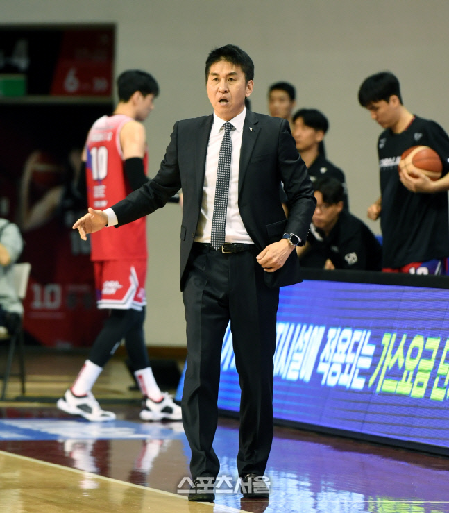 3연패 KGC 김상식 감독 "아쉽지만 잘 추스르겠다"[SS안양in]