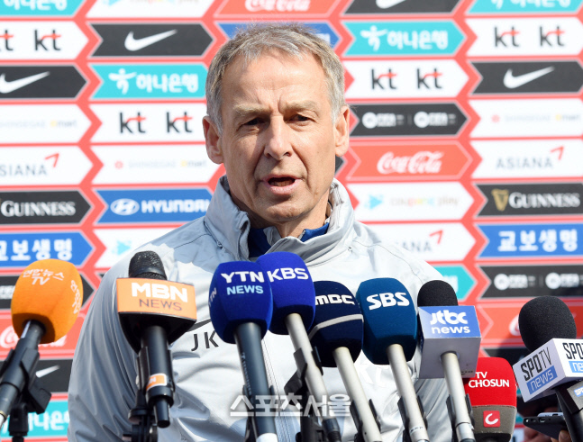 [포토]두 차례 평가전 앞두고 대표팀 소집한 클린스만 감독