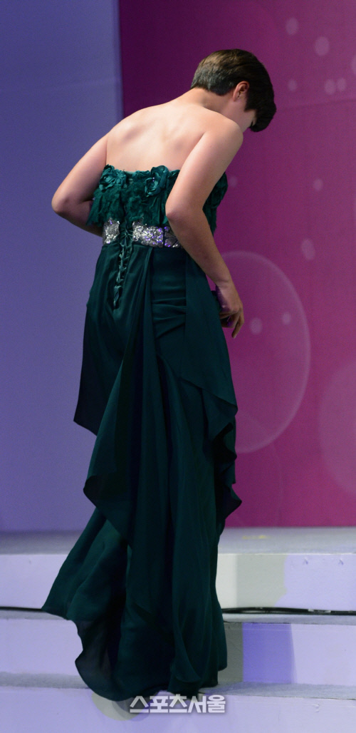 [SS포토] KLPGA 박성현 프로, 수줍지만 아름다운 뒤태!