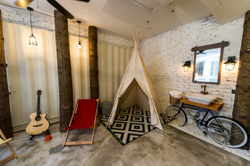 호텔 더 디자이너스 종로의 캠프루카(Camp Ruka)룸