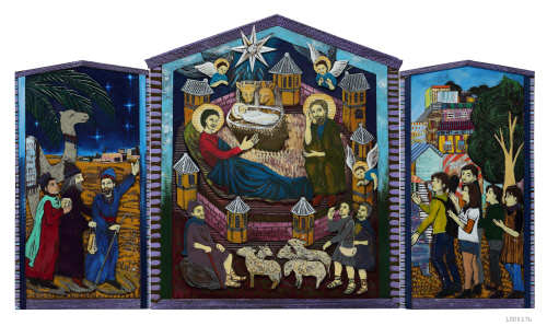 이경림 첫번째 크리스마스 100X176cm mixed media 2013.