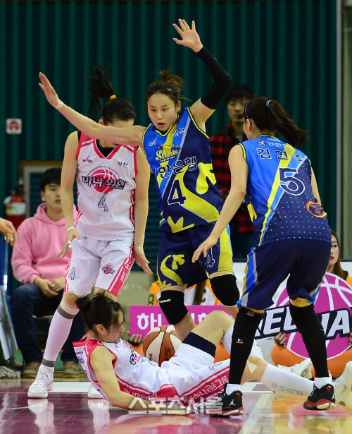 [SS포토]신한은행 최윤아, '난 아무 것도 안 했어요!'