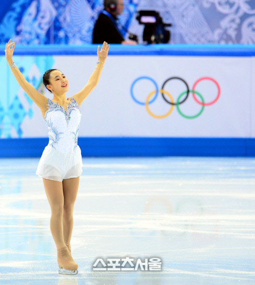 [SS포토] 피겨 박소연, 올림픽 무대 인사~
