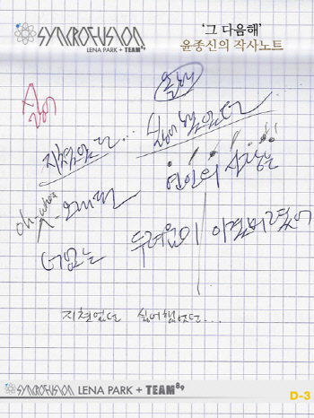 윤종신의작사노트