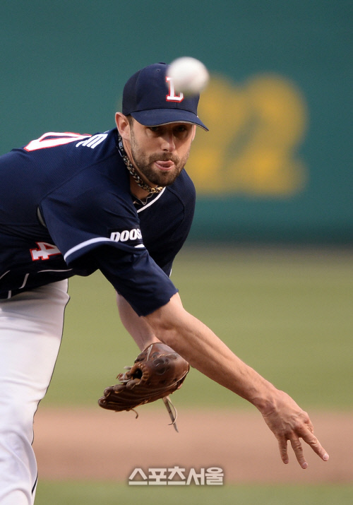 [SS포토]두산 니퍼트, 3승을 향해!