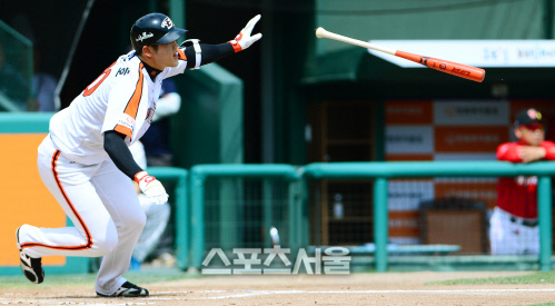 [SS포토] 한화 장운호, 동점이다!