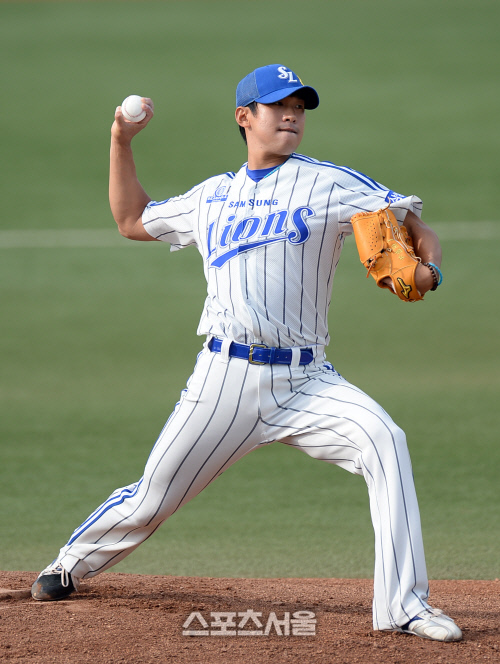 [SS포토] 윤성환 '승리를 향한 역투'