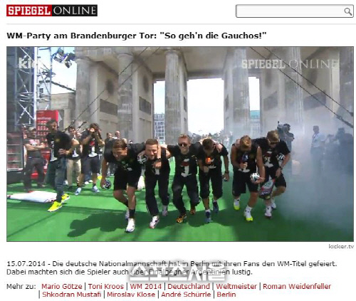 독일대표팀 조롱논란