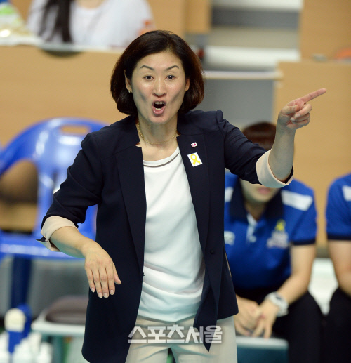 [SS포토] 박미희 감독