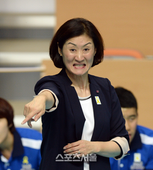 [SS포토] 박미희 감독