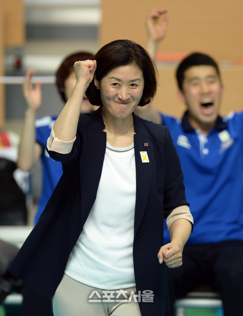 [SS포토] 박미희 감독