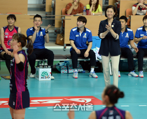 [SS포토] 박미희 감독