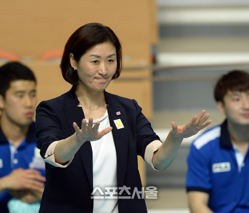 [SS포토] 박미희 감독