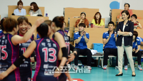 [SS포토] 박미희 감독