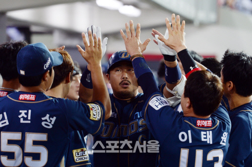 [SS포토]NC 이호준, '오늘도 질 순 없다!'