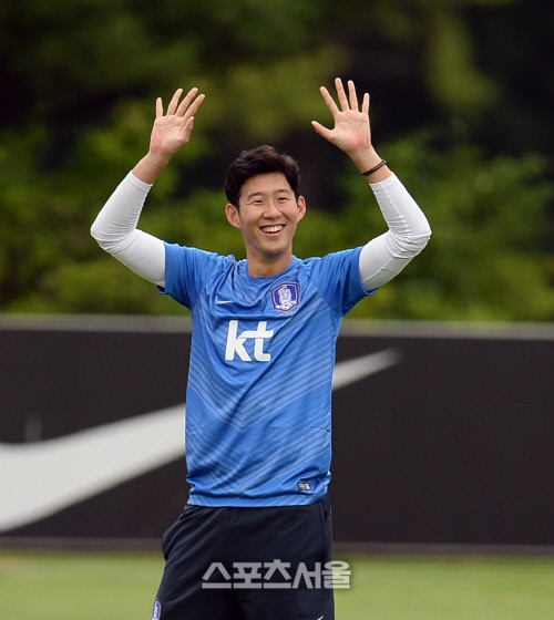 [SS포토] 손흥민 '반짝반짝 작은 별...'