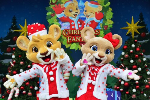 에버랜드 대표 캐릭터 레니와 라라