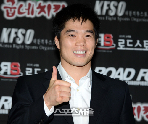 [SS포토]로드FC 020 기자회견 김대환, '기대하셔도 됩니다'