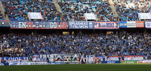 [SS포토]수원-서울 슈퍼매치 관중은 34,029명!