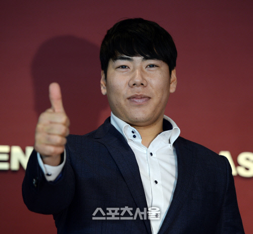 [SS포토] '500만달러' 강정호, 꿈꾸던 메이저리그에 도전 영광