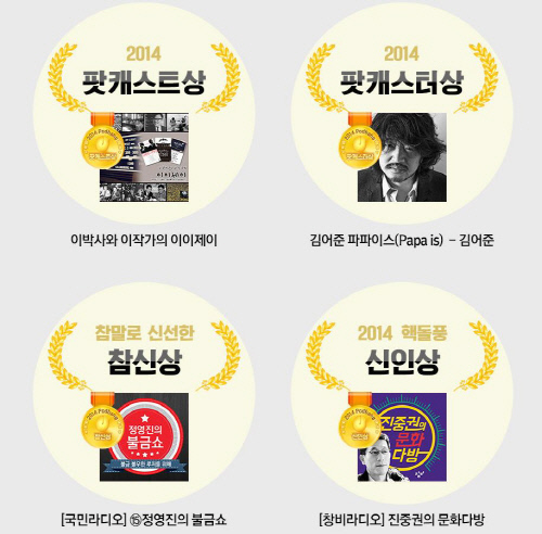 팟빵어워드2_청취자가 뽑은 팟캐스트