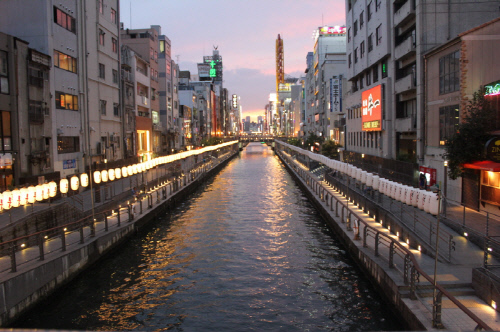 일본 오사카 도톤보리 (2)