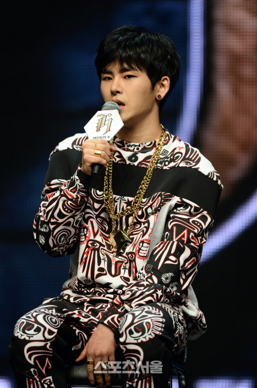 [SS포토]인피니트H 호야, '다음에는 사장님과 같이 팀을...'