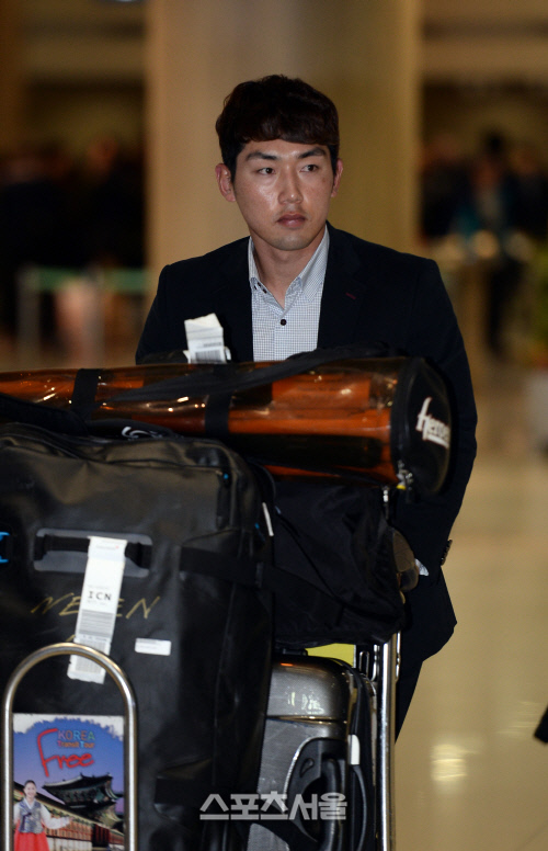 [SS포토]넥센 스프링캠프 종료 - 서건창, '나를 넘어서야 한다!'