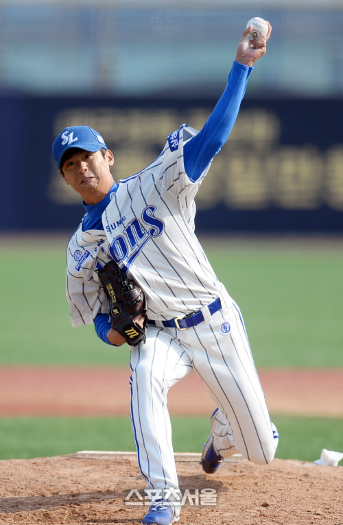 [SS포토] 삼성 조현근 '실점은 없다'