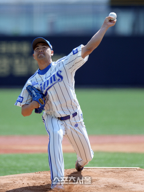 [SS포토] 삼성 장원삼 '업그레이드 되어 돌아왔다'