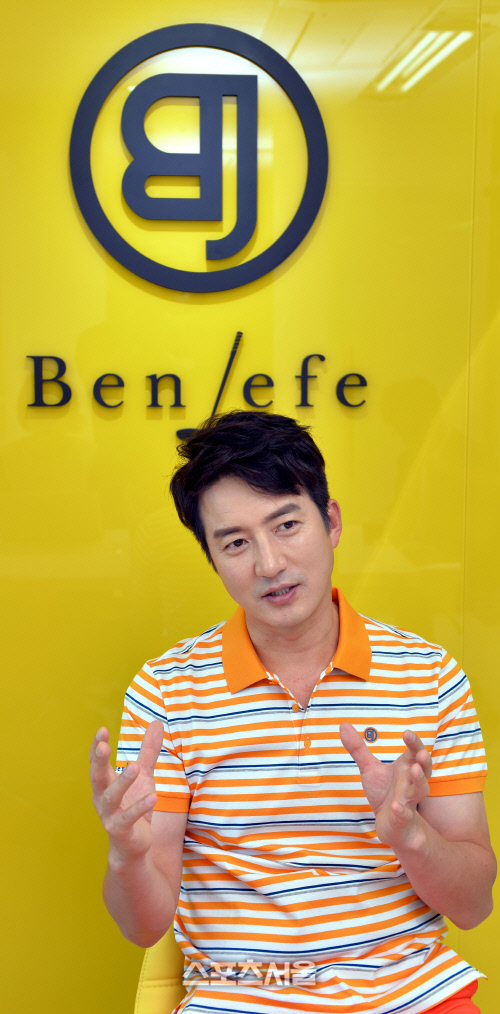 [SS포토]벤제프 대표 정준호 데스크가 만난사람