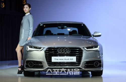 [SS포토]뉴 아우디 A6 '페이스리프트', 더 커지고 낮아진 전면 그릴