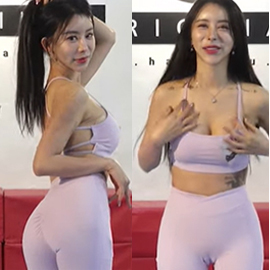 핑크 레깅스가 찰떡인 '몸짱' 미녀들 