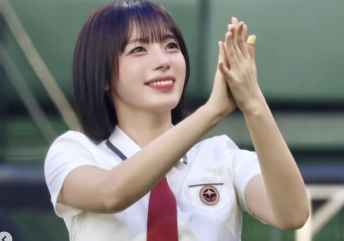 치어리더 하지원, 교복부터 유니폼까지 '단발 여신의 매력'