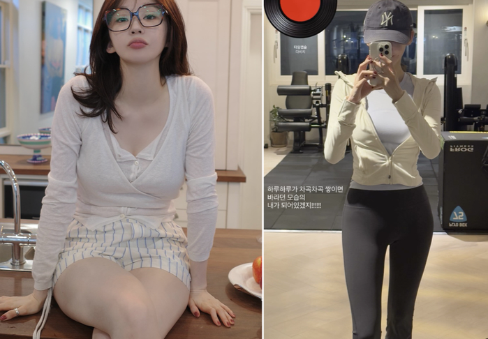 다비치 강민경, '콜라병 몸매' 인증!