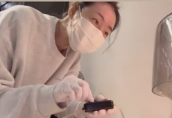 최지우, 고장난 조명도 뚝딱 납땜으로 고치고 "오예~"