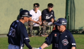 김인태 '만루포' 쾅+김주오 '멀티히트' 맹타...두산, 한화와 평가전 11-5 '대승'