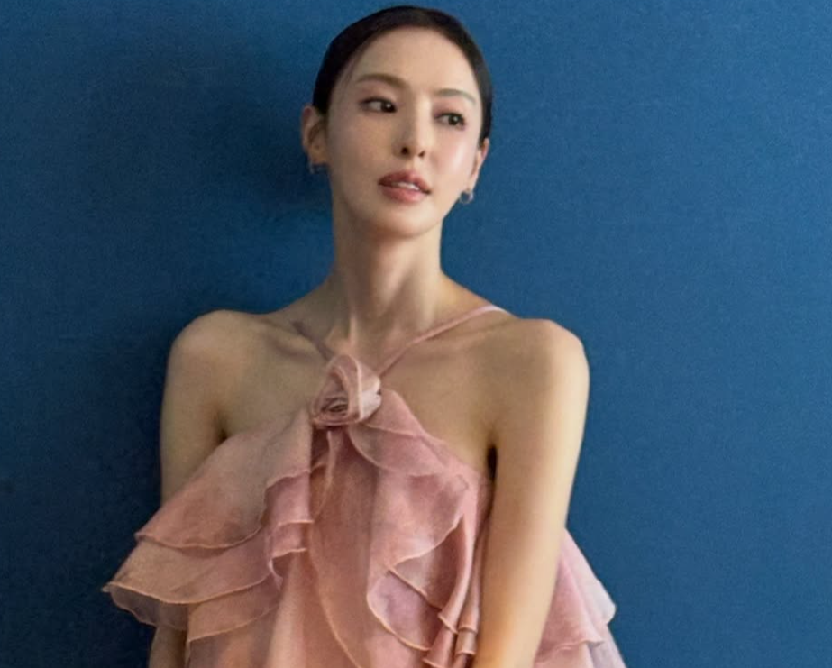 '175cm' 이다희, 직각 어깨+개미허리 '극강의 슬렌더'