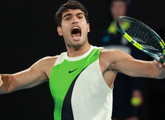 알카라스, 나달이 보는 앞에서 조코비치 꺾고 호주오픈 '첫' 정상...22세8개월 '최연소' 커리어 그랜드 슬램 달성