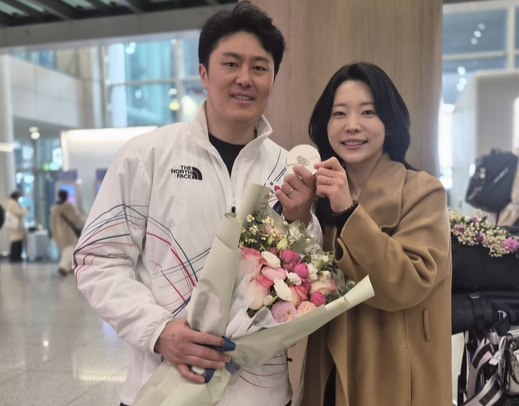 108배로 이룬 아내의 '내조', 은메달 김상겸의 든든한 지원군 "꿈만 같아, 메달 못 따도 즐겼으면"[SS현장]