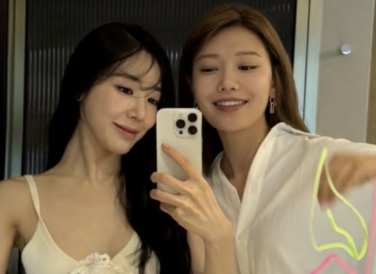 티파니, 2월의 마지막은 ♥변요한이 아니었다...수영과 함께 추억 만들기