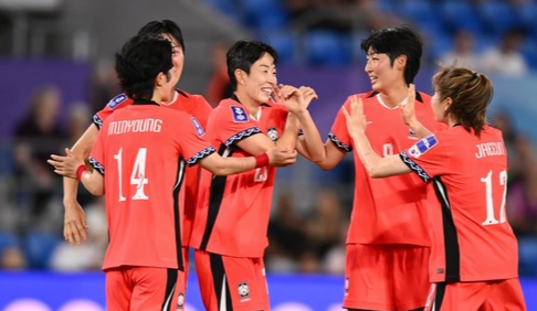 신상우호, 여자 아시안컵 1차전서 이란에 3-0 대승