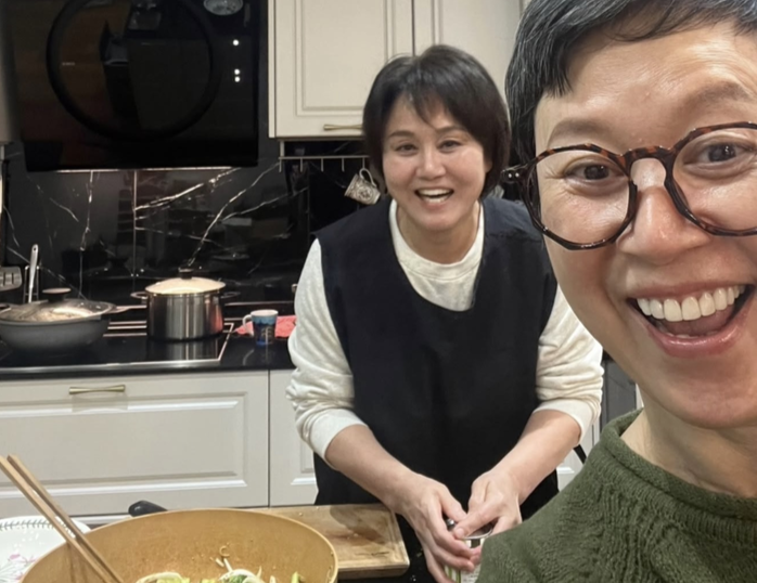 "그냥 고마웠다"... 이경실, '암 투병' 박미선 재회에 울컥