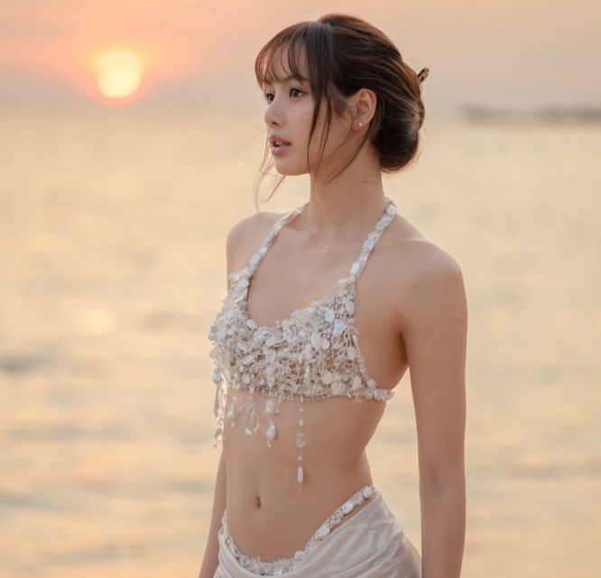 블핑' 리사, '인어공주 비키니' 입고 20대의 마지막 생일 파티 