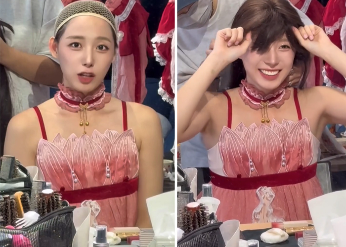 치어리더 하지원, 만우절 맞이 '나주배' 깜짝 변신?... "가발 망 써도 예쁨 그 자체"