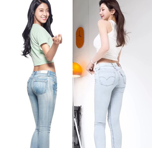 마동석 아내 예정화의 스키니 뒤태... 원조는 설현, 도난 입간판 재소환