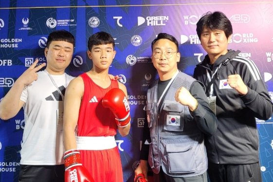 남자 복싱 64kg급 기대주 유현석, 韓최초 아시아 U-15 챔피언십 결승 진출
