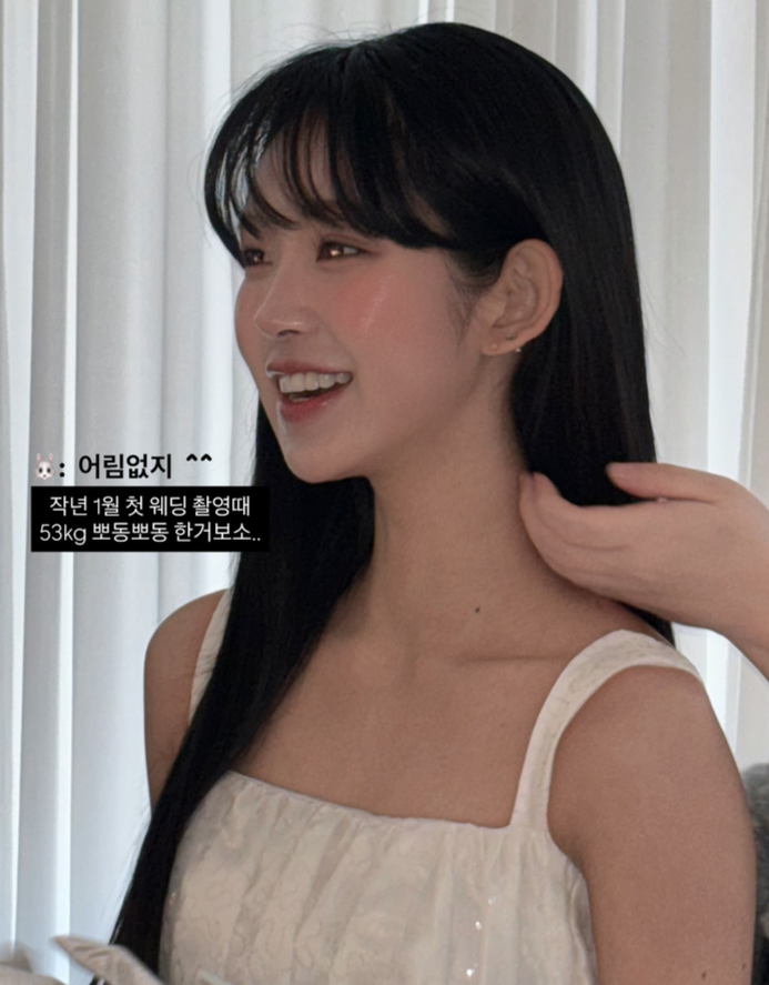 최준희, 웨딩 촬영 공개했더니 故 최진실 판박이 "53kg 뽀동뽀동"